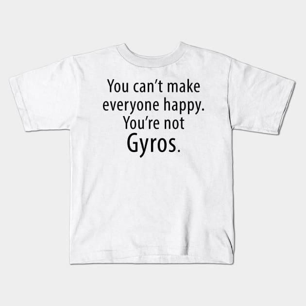 Gyros Kids T-Shirt by greekcorner